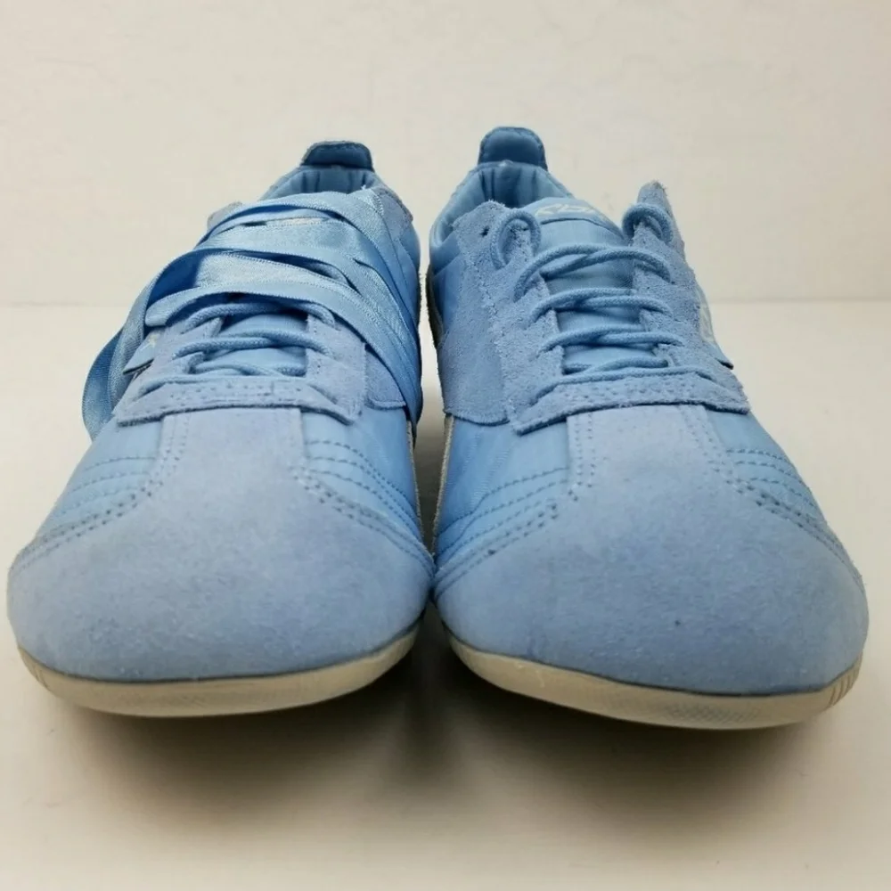 VTG Rbk Ballet Baby Blue Lace Ribbon Sneakers - Picture 2 of 11